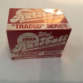 1989 baseball cards in the box in a wrapper.