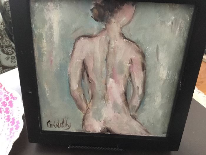 Small nude oil on canvas.