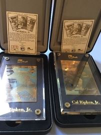 Cal Ripken 24k gold cards