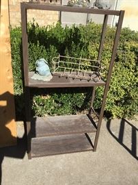 Metal shelving