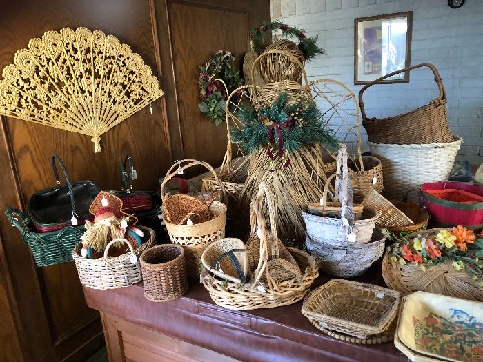 Assorted baskets