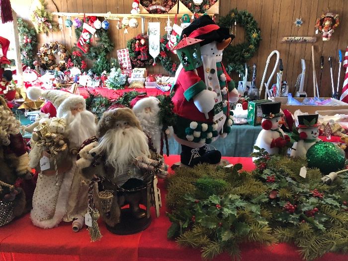 Designer Santa dolls