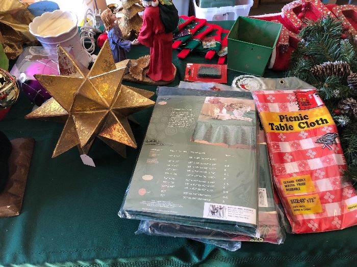 Christmas tablecloths