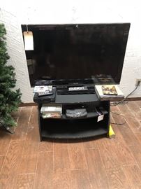 40 inch Toshiba TV,DVD players, TV stand