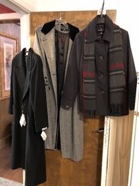 coats and scarves