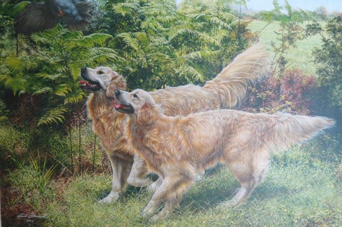 Oil paintings of dogs