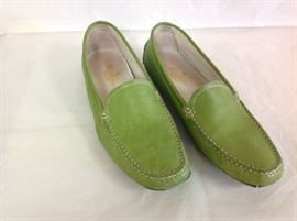 Brooks Bros. Handmade in Italy sz 10 Green loafers