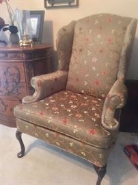 There are a pair of these wing back chairs 