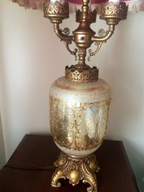 Vintage ornate lamp