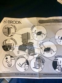 Broda wheelchair instructions