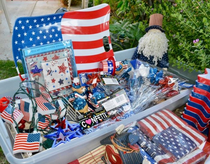TABLES of HOLIDAY Decor - 4th of July