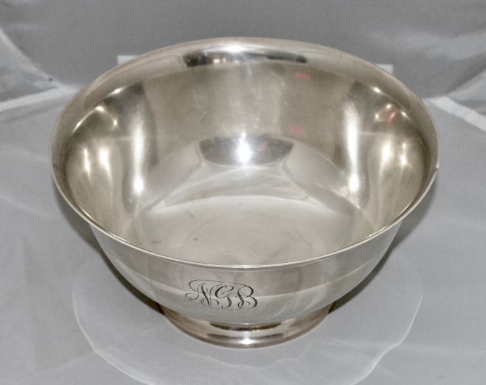Paul Revere Solid Sterling Bowl (24 troy oz)