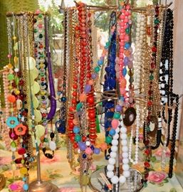 JEWELRY STANDS full of Necklaces