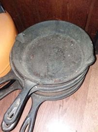 Cast Iron Skillets - mostly Lodge
