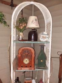 Vintage Style Radio and Decorative