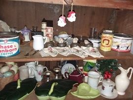 Assorted Advertising, China & Decorative