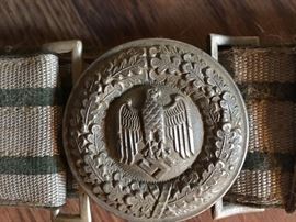 German Army Officer's Parade Belt and Buckle