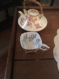 Miniature Teapot and Cup