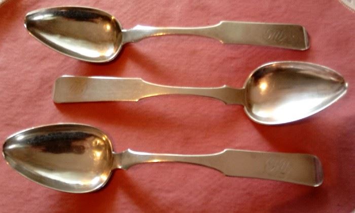 Coin Silver Spoons - Lynchburg Maker