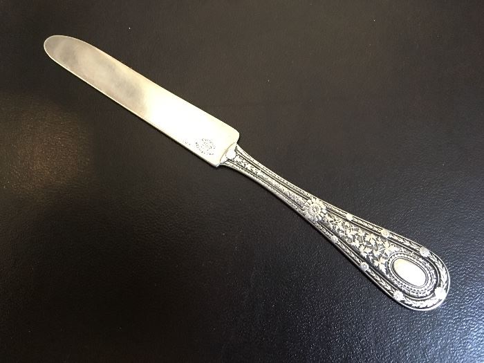 Victorian Silver Butter Knife