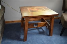 INLAID END TABLE