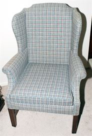 Pair of Woodman Original chairs from 1985. 39" Height (High) / 24" Height (Low) x 25" Depth. Detail.