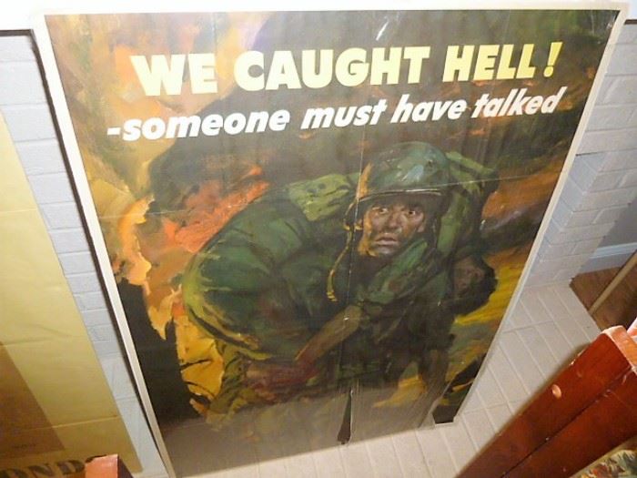Authentic WWII posters