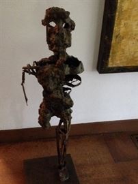 "Cadaver Man" by Dunham Aurelius, dated 2011, bronze, BUY IT NOW--$2000 sophia.dubrul@gmail.com