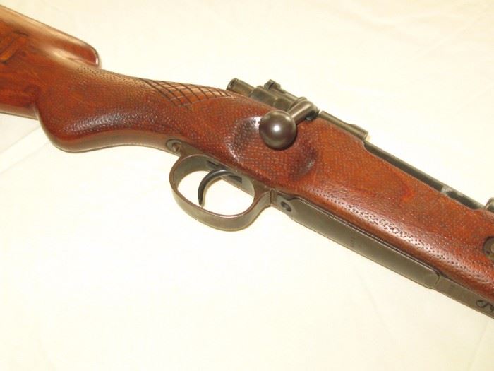 Close up of the Mauser