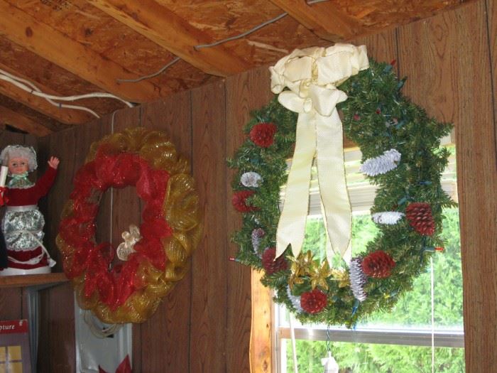 Sample of some of the many wreaths 