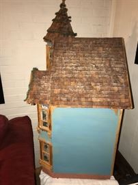 HAND-CRAFTED DOLLHOUSE WITH FURNISHINGS