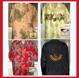 Hawaiian and Ozzfest Shirts