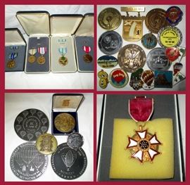 Military Medals, Hot Air Balloon Medals and More
