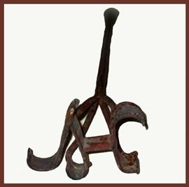 Primitive Hand Forged Branding Iron