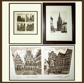 Sample of the Large Selection of Nice Signed Prints Available