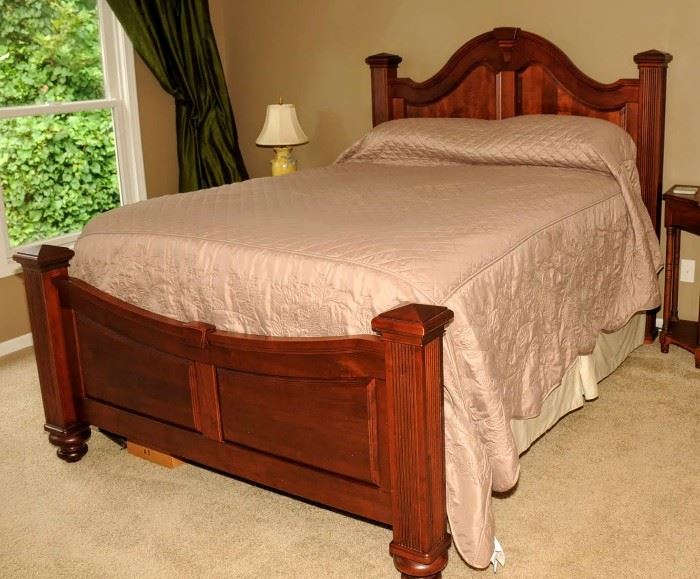 MASSIVE BED AND BED FRAME 
