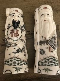 Rare Antique Chinese Bone Carvings