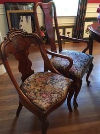 dining chairs - tapestry seats