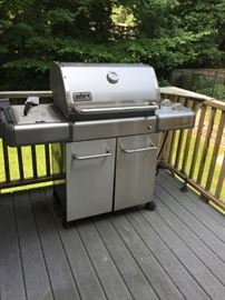Weber grill with working side burner - needs a little love