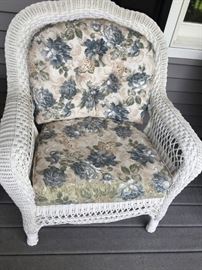 All weather wicker + Cushions