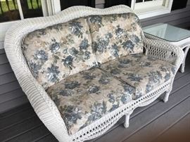 All weather wicker + Cushions