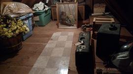 Cleaning out attic for the sale look musical instrument