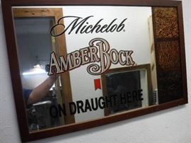 michelob amber bock mirror