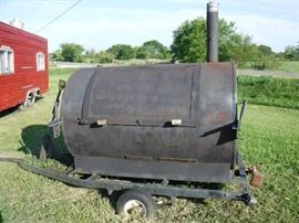 Nice Smoker BBQ Pit with Trailer