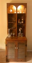 Wall unit (1 or 3 Pcs) Can be used alone for bookcase or Bar pictured here.
