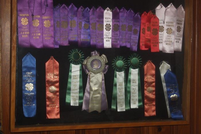 VINTAGE 4 H RIBBONS