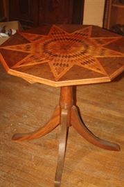 VINTAGE INLAID TABLE
