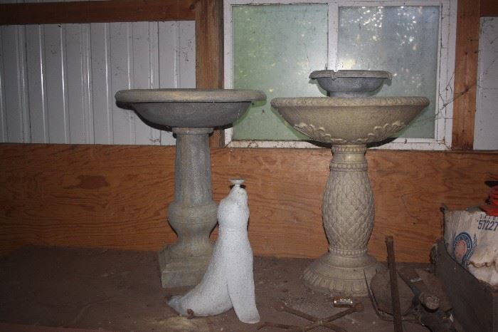 BIRD BATHS