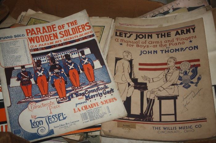 VINTAGE SHEET MUSIC