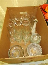 CLEAR GLASSWARE